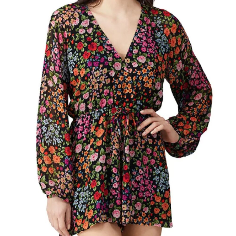 RTR Yumi Kim Floral Romper - Size XL